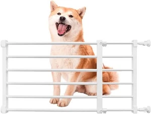 Kurzes Hundetor erweiterbar Hundetor 22"-39,37" zum Übersteigen, Druckbefestigung - Bild 1 von 4