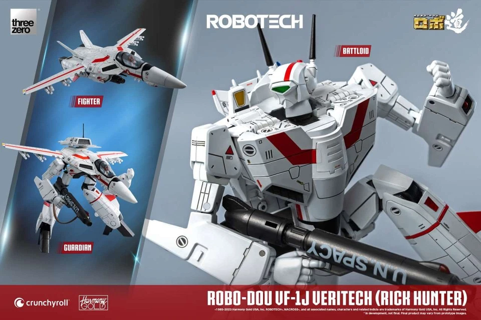 Robotech Robo-Dou VF-1J Rick Hunter Action Figure - Threezero