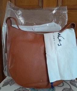 Joules Leather Hatton Bag & Joules Dustbag - Tan - Picture 1 of 14