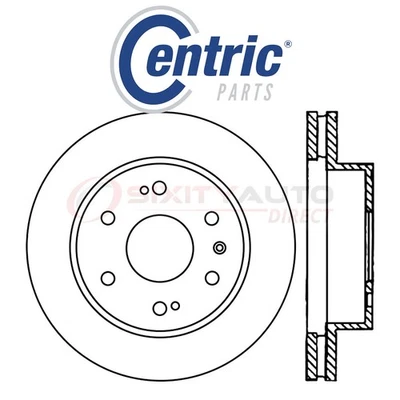 Centric C-TEK Disc Brake Rotor for 2007 GMC Sierra 1500 Classic 4.3L 4.8L zm - Image 1 of 4