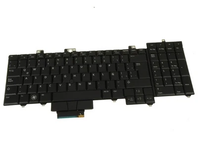 Nuevo ESPAÑOL Dell OEM Precision M6400 Teclado Retroiluminado para Laptop F186F Foto 1 de 2