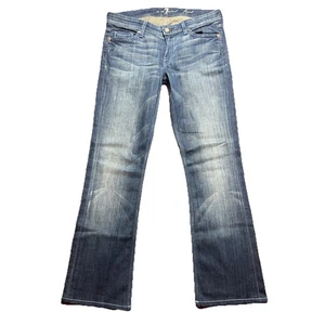 Jeans 7 for All Mankind donna 28 (taglia effettiva 31/30) dojo gamba svasata The Lexie - Foto 1 di 9