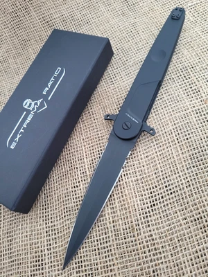 Cuchillo Plegable Extrema Ratio BF4 4.75" N690 Hoja de Acero Negro Mango de Aluminio Foto 1 de 4