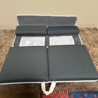 浴膝盖和肘部休息垫套装快速干燥舒适浴缸肘垫 — 第 1/4 张图片