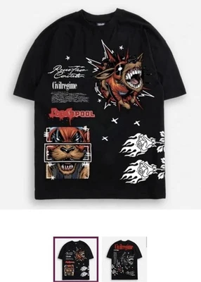 CAMISETA OVERSIZE DEL RÉGIMEN CIVIL X DEADPOOL "DOGPOOL'S POWER" - MEDIANA Foto 1 de 2