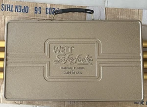 Welt Safe-Lock Proyector Soporte Mesa Profesional Vintage Portátil Aluminio EE. UU. - Imagen 1 de 21