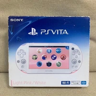 Used PS Vita Light Pink White PCH 2000 ZA19 Console Charger Box - image 1 of 4