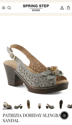 Patrizia by Spring Step Doriday Slingback Sandal  Women’s Size US 9.-10 EUR 41 - Image 1 of 4