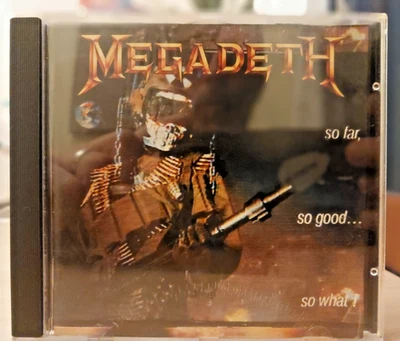 Megadeth - So Far So Good So What CD.  80's OZ press. Slayer, Pantera, Overkill - image 1 of 4