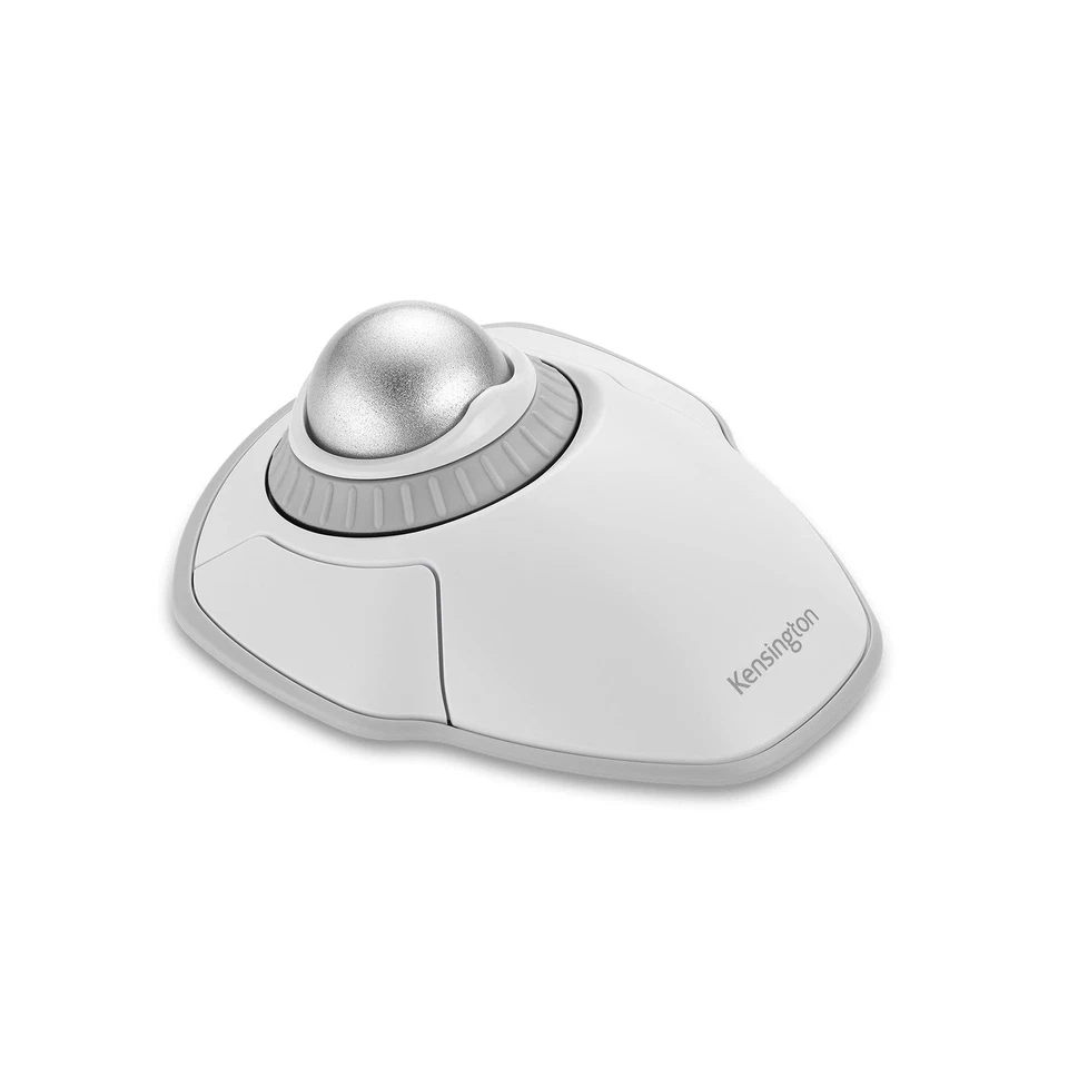 Kensington Orbit Wireless Trackball with Scroll Ring - White (K70991WW)