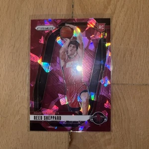 2024-25 Panini Prizm Reed Sheppard RC #268 Pink Cracked Ice Rookie - Bild 1 von 2