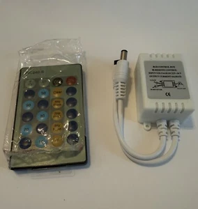 Key IR Remote Controller RGB Control Box DC 12V For LED Strip Light - Picture 1 of 1