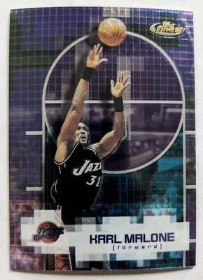 KARL MALONE, 2000-01 TOPPS FINEST #32, JAZZ - Image 1 of 2