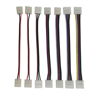 2pin 3pin 4pin 5pin 6pin LED Connector Solderless Adapter Fo RGB RGBW LED Strip - Image 1 of 4