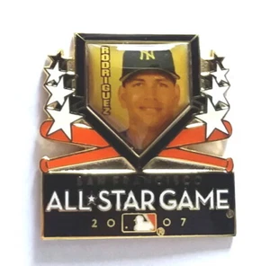 NY YANKEES PINS ALEX RODRIGUEZ PIN ALL STAR PIN 2007 MLB BASEBALL COLLECTOR PIN - Picture 1 of 3