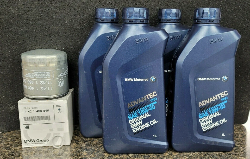 BMW Motorcycle Oil Change -K1100LT/RS, K1200LT/GT/RS 99-08 - BMW 15W-50 ADVANTEC - Image 1 of 1