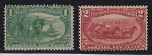 E3179: EE. UU. #285, #286 como nuevo, OG, F-VF, NH, esmaltado; CV $155 - Imagen 1 de 1