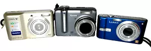 Kodak, Sony, Panasonic Digital Camera Lot For Parts Or Repair / See Description - Picture 1 of 10