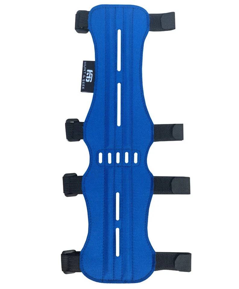 Hunt & Seek Fabric Archery Arm Guard 4 Adjustable Straps Forearm Wrist Protector - Image 1 of 1