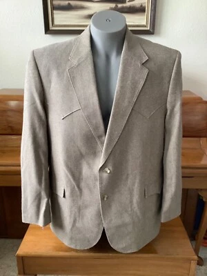 CIRCLE S Mens Western Silk Lined BLAZER Sport Coat 48R YELLOWSTONE John Dutton🐴 - Image 1 of 4