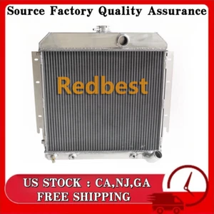 3Row Alu Radiator For 1963-1966 Dodge Dart/Plymouth Barracuda Valiant 3.7L #63DT - Picture 1 of 13