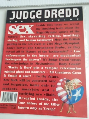 Judge Dredd Megazine #42 Issue Comic Book 2000AD Rare Vol 2 UK  Nm Free P&P - Image 1 of 3