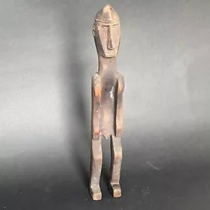 Vintage 70er Jahre primitive geschnitzte Holz Ahnenfigur Alor Island Indonesien - Bild 1 von 6