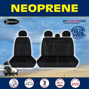 Iveco Daily 35S13 70C18 Van 2015-On Neoprene Black Custom FRONT Seat Covers - Picture 1 of 12