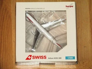 herpa Wings 523134 - SWISS - Airbus A330-300 - 1:500 - Nuevo + embalaje original - Imagen 1 de 2