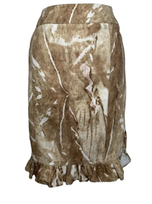 FALDA RECTA DE ALGODÓN MAX MARA HECHA EN ITALIA ~ US 10/I 44 Foto 1 de 4