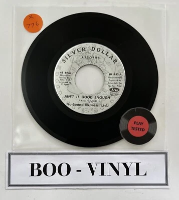 Nu-Sound Express ‎– Ain't It Good Enough 7 “Vinyl  Silver Dollar SD 152 Funk EX - Bild 1 von 4