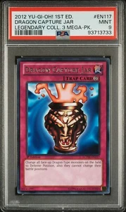 Yugioh - Dragon Capture Jar (Rare) (1st Edition) - LCYW-EN117 Psa 9 - Picture 1 of 2