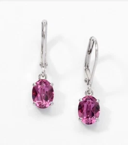 💎Touchstone Crystal Drop Earring Rose Rhodium New Condition - Picture 1 of 9