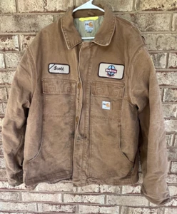 Carhartt Flame Resistant Jacke Braun Herren XL Full Zip RN#14806 - Bild 1 von 16