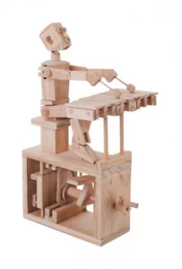 Xylophone Player- Timberkits Self-Assembly Wooden Construction Moving Model Kit - Picture 1 of 3