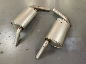 74-79 C3 Corvette 2 1/2" Auspuff Schalldämpfer Endtöpfe Dual Exhaust Only - Bild 1 von 9