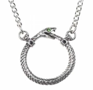 Sophia Serpent Necklace Boxed, Snake Ouroboros Symbol, Gothic, Alchemy England - Picture 1 of 6