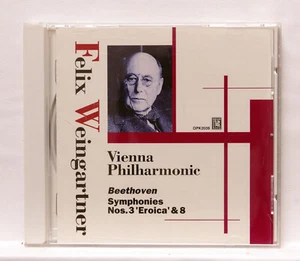 FELIX WEINGARTNER - BEETHOVEN symphonies nos.3 & 8 - OPUS KURA CD NM - Bild 1 von 2