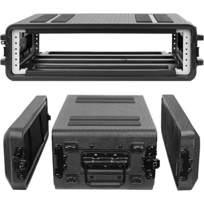 2U Rack Case Shallow 12" Depth 19" Rackmount Flight Case Dustproof for Pro Audio - Image 1 of 4