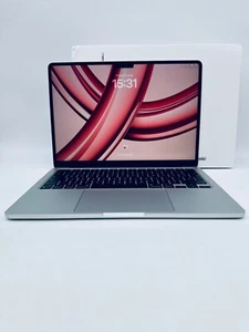 13-Inch Apple MacBook Air M2 8-Core CPU 10-Core GPU 8GB Memory 512GB SSD Silver - Photo 1/23
