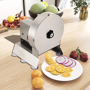 Kommerzieller Elektrischer Gemüse Obst Schneider Kartoffel Schneider Maschine Edelstahl - Bild 1 von 12