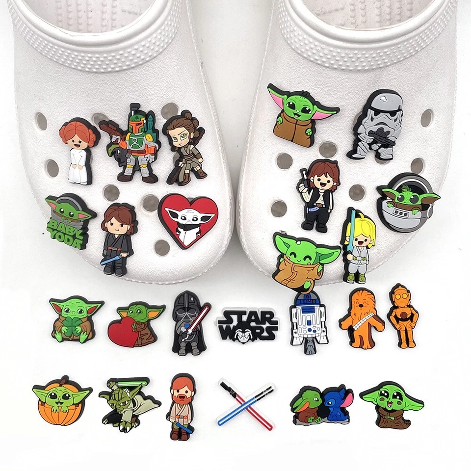 25pcs Star Wars Cartoon PVC Shoes Charms Decor For Croc & Jibbitz - image 1 of 1