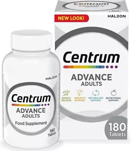 Centrum Advance Adults - Multivitamin & Mineral - 180 Tablets - EXPIRY 08/2025 - Picture 1 of 9