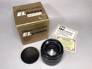 *RARE* Nippon Kogaku Nikon 210mm f/5.6 El-Nikkor Enlarging Lens No.905632 - Picture 1 of 20