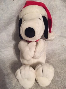 Applause Weihnachten Urlaub Nikolausmütze Snoopy Hund 17 Zoll Plüschtier Stofftier Peanuts - Bild 1 von 5