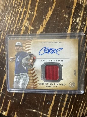 Topps Inception 2015 Christian Binford 23/50 - Image 1 of 2