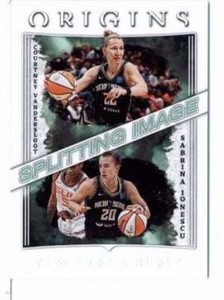 2023 Panini WNBA Origins Splitting Image #4 Courtney Vandersloot/Sabrina Ionescu