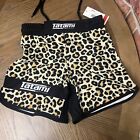 Tatami Fightwear Recharge MMA Leopard Print Fight Shorts NWT Size S