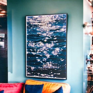 LED Sea Wave Light Up Wandkunst mit Fernbedienung beleuchten moderne Kunst - Bild 1 von 7