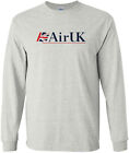 AirUK Vintage Logo British Airline Long-Sleeve T-Shirt